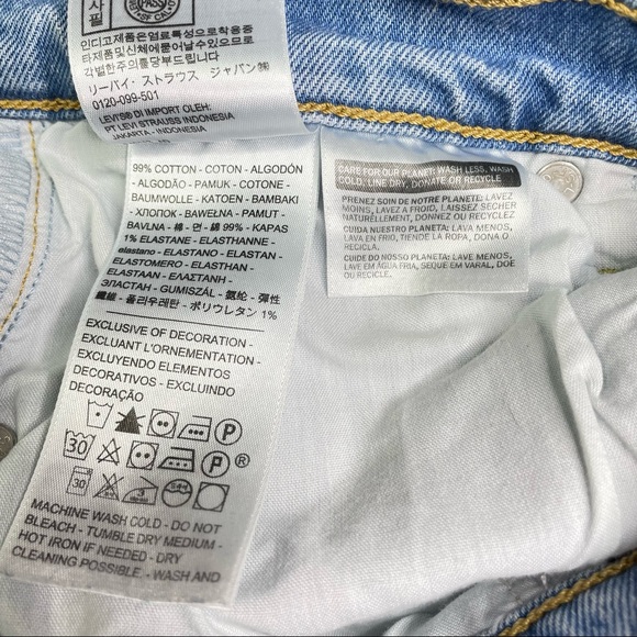 Levi’s Ribcage Boot Cut Jeans High Rise Size 27 - Picture 7 of 10